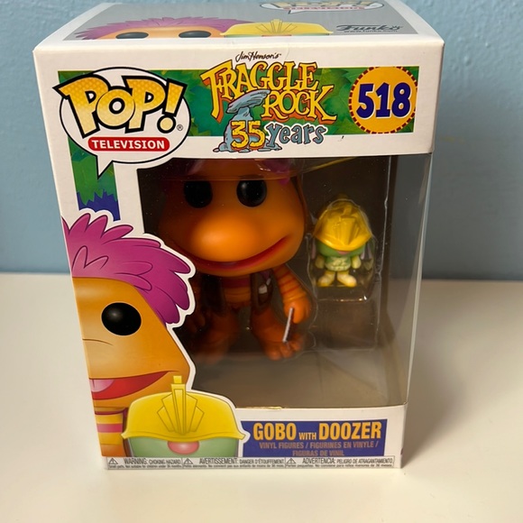Funko Other - Funko Pop Fraggle Rock Gobo with Doozer 518 in Pop Protector